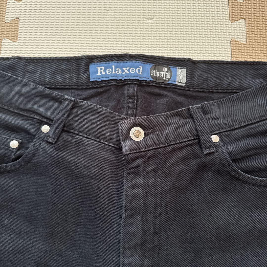 Levi's silverlab relaxed ブラックデニム34×30