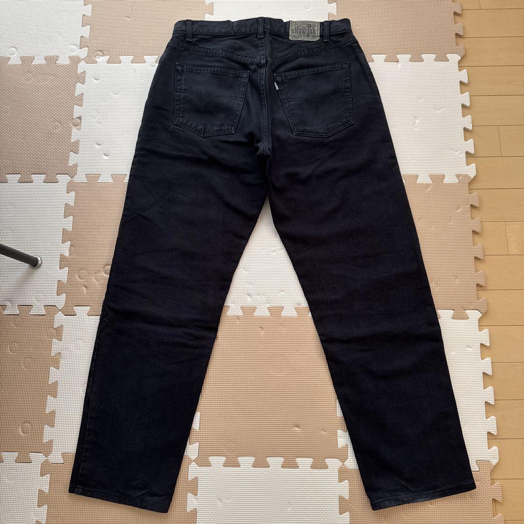 Levi's silverlab relaxed ブラックデニム34×30
