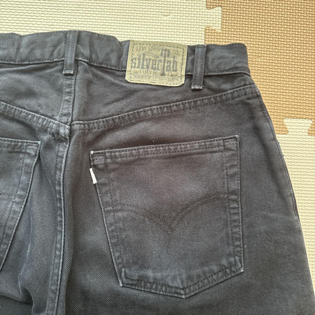 Levi's silverlab relaxed ブラックデニム34×30