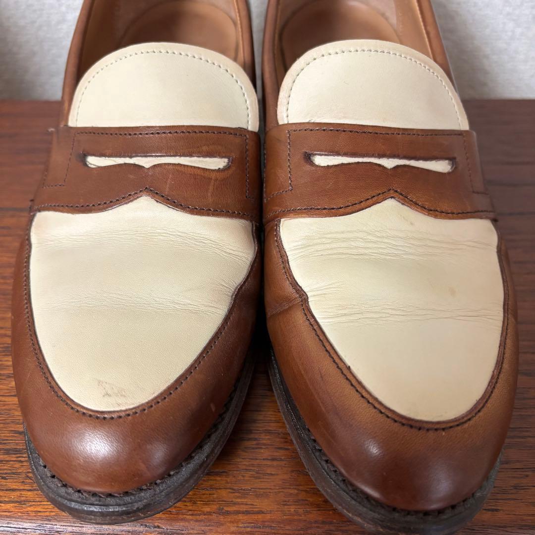 JOSEPH CHEANEY & SONS バイカラーローファー　BONNIE