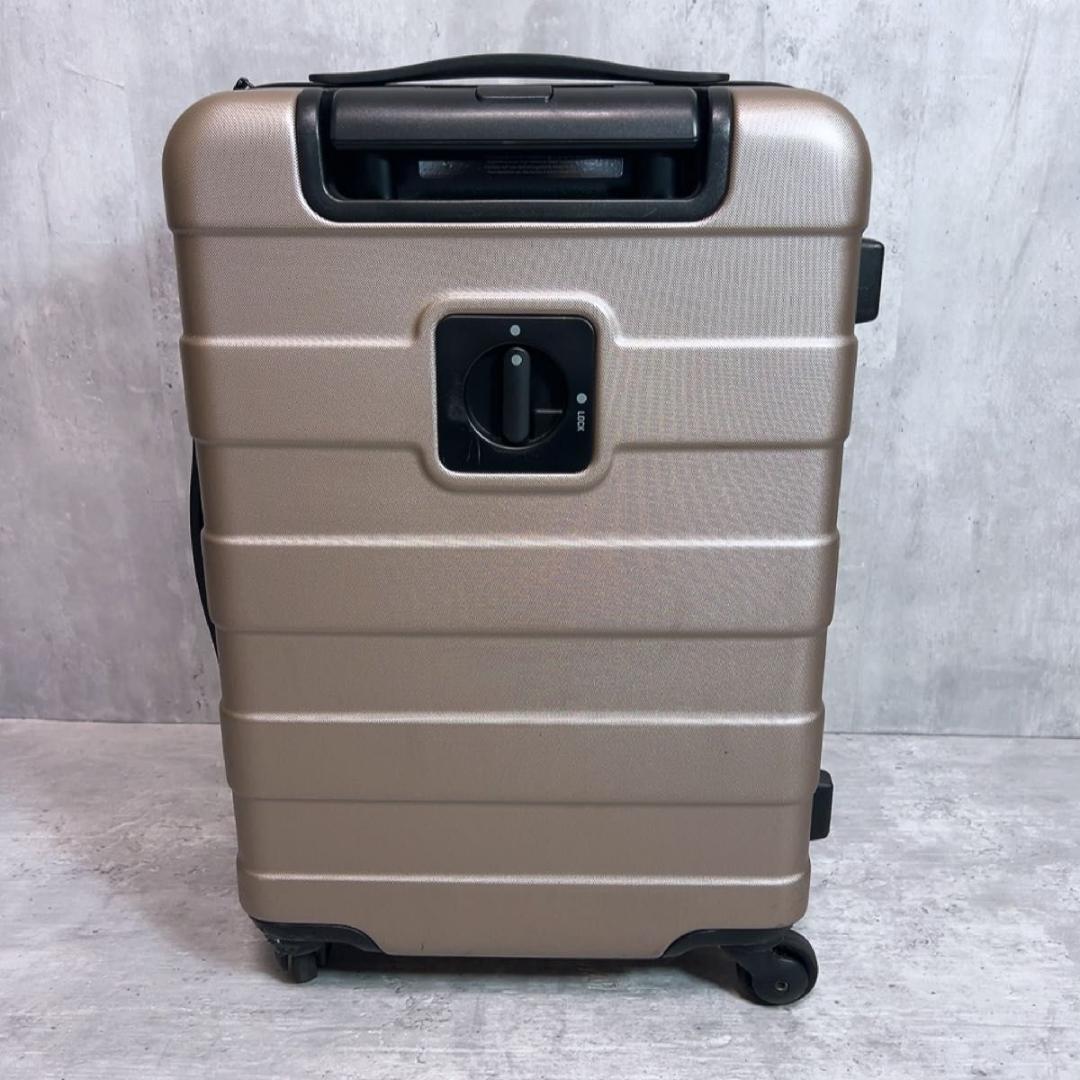 無印良品 バーを自由に調節できる　ハードキャリーケース 36L ベージュ 現行品
