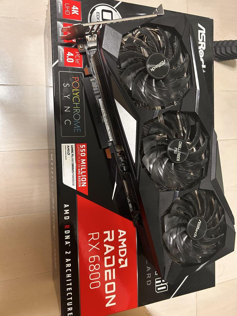 グラフィックボード・グラボ・ビデオカード ASRock Radeon RX 6800 16GB