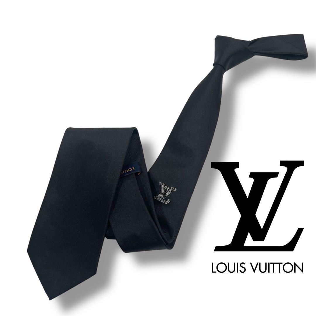 B*U様 Louis Vuitton ブラック ネクタイ