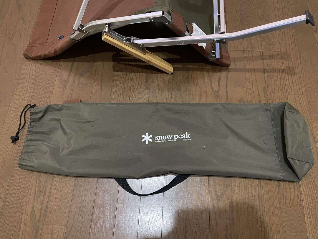 snowpeak ローチェア30 ブラウン　美品