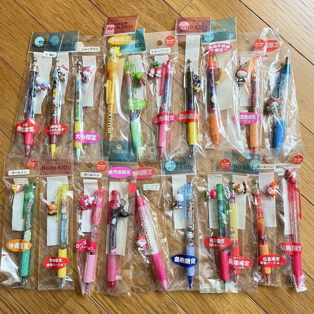 あ*い様 HELLO KITTY ハローキティ ご当地 シャーペン等　86個まと