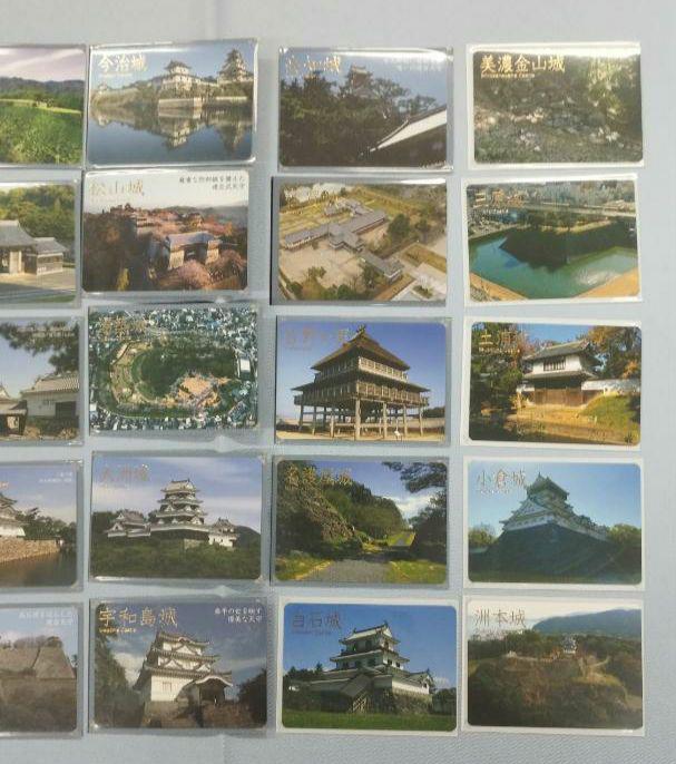 日本100名城カード　45枚まとめ売り