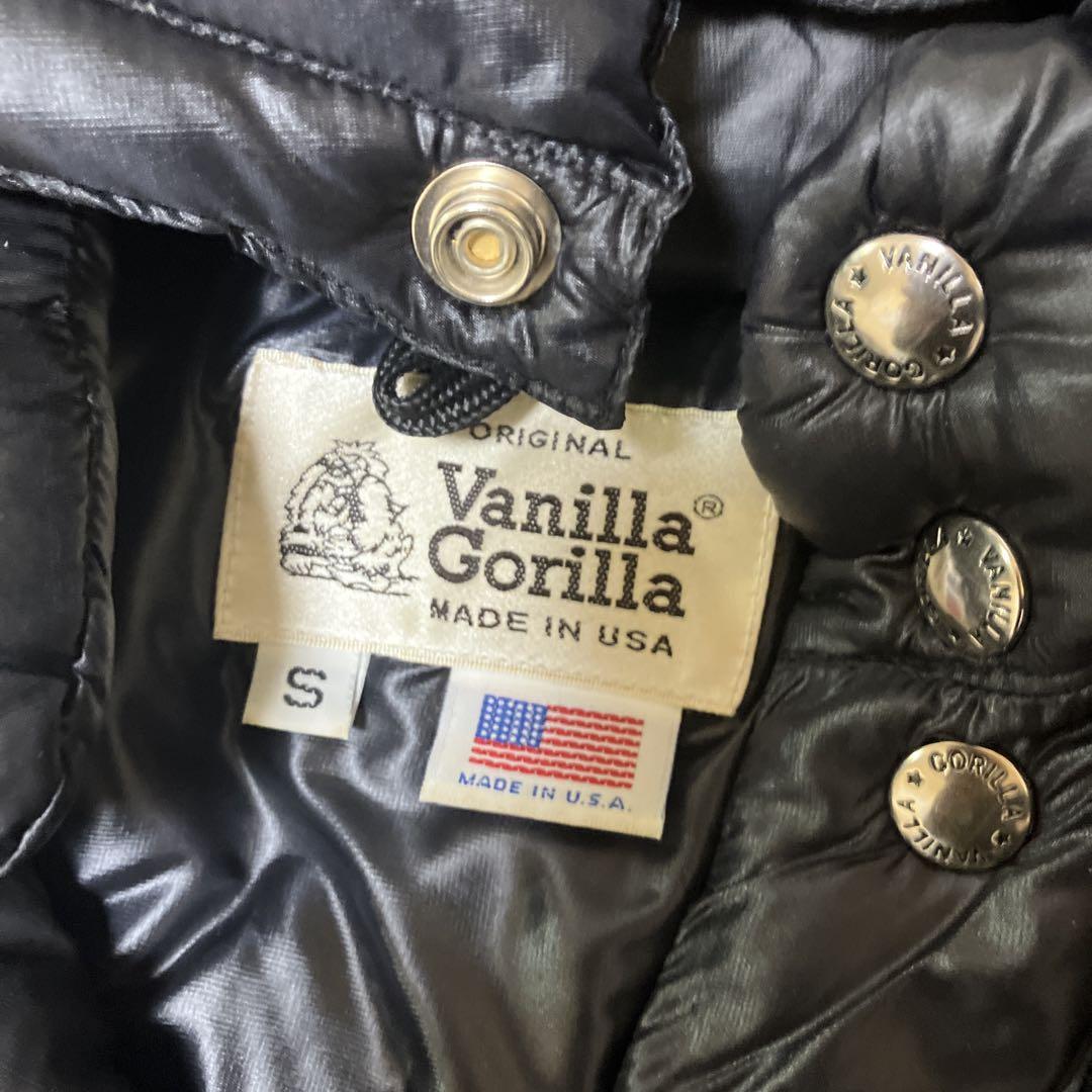 Vanilla Gorilla ブラックダウンジャケット S