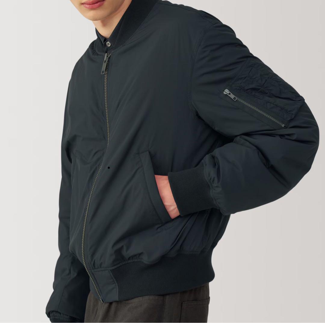 MUJI Labo 紳士　ＭＡ－１ダウンブルゾン　L