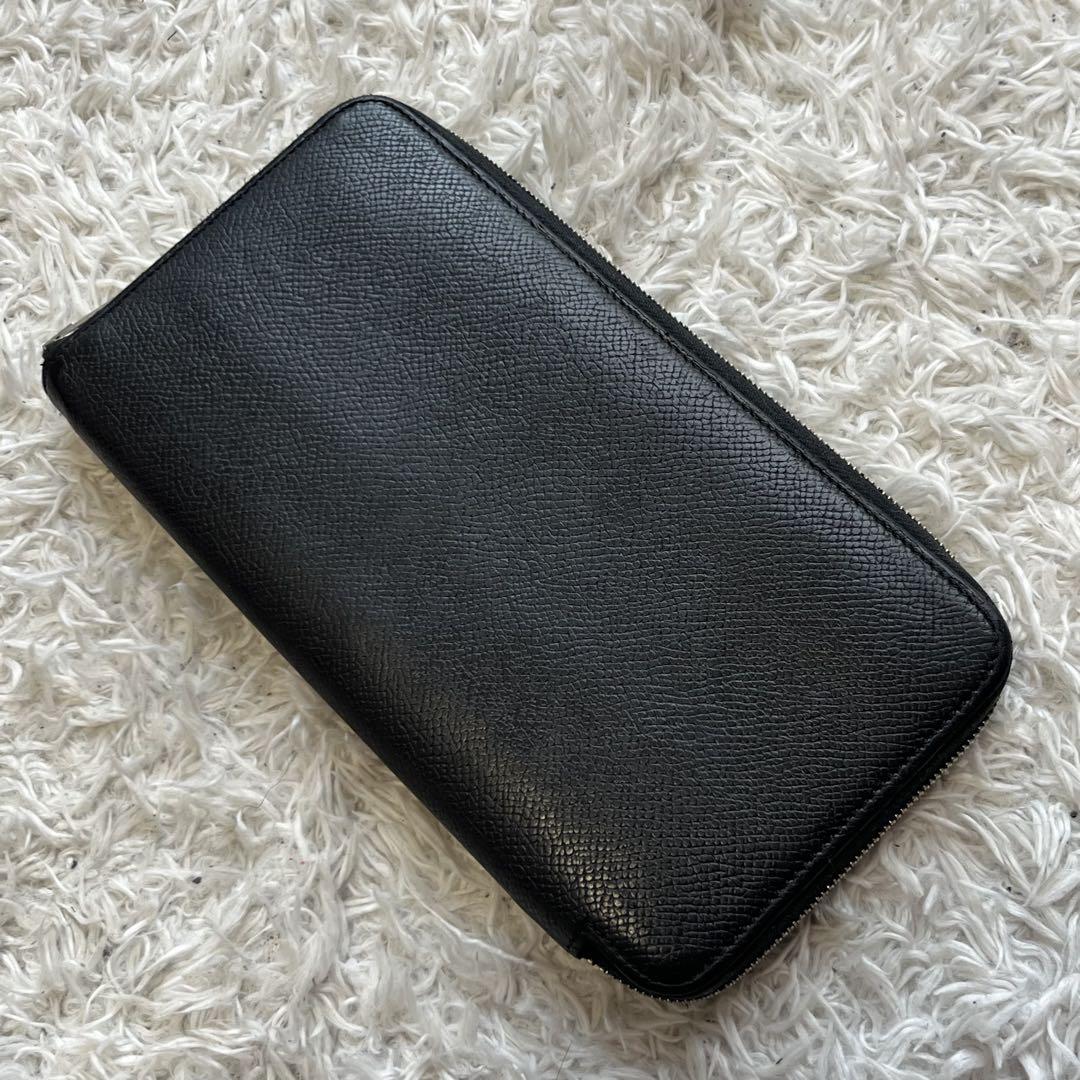 美品✨エルメス HERMES 長財布 アザップロング シルクイン ブラック 黒