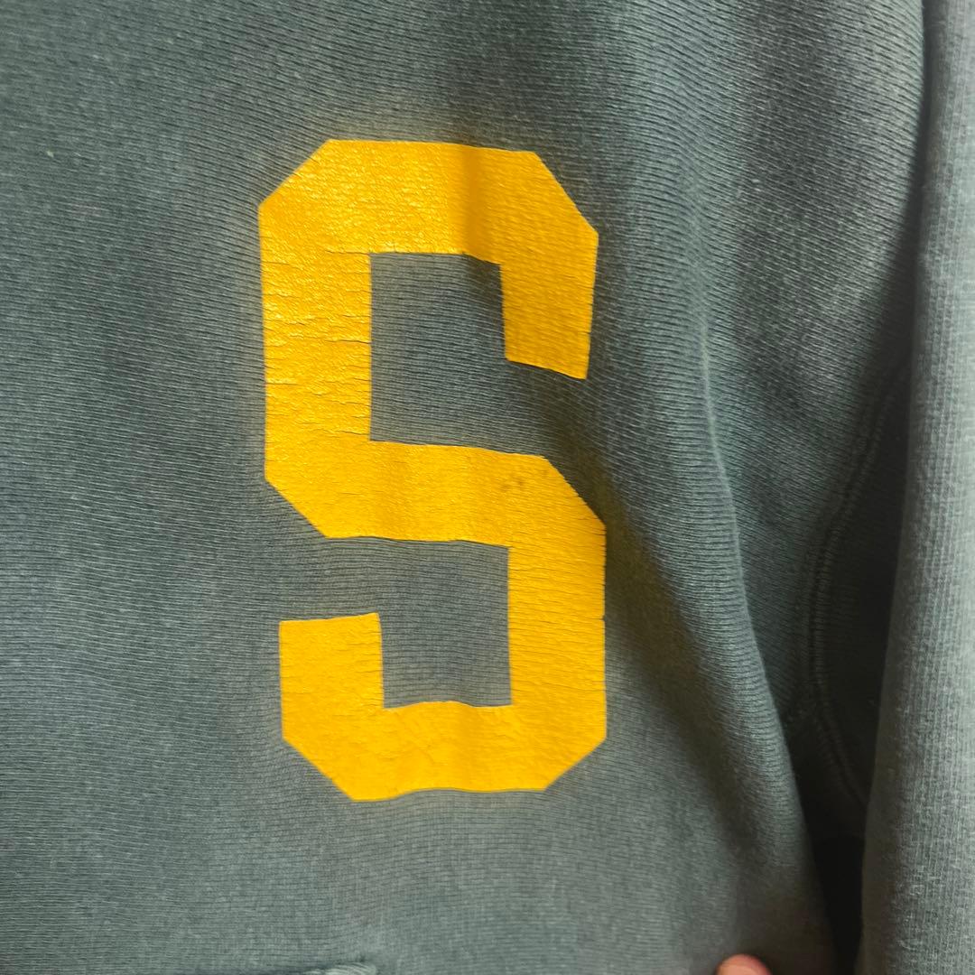 Champion リバースウィーブ 90s グリーンL 両面 usa製 バック Champion リバースウィーブ 90s グリーンL 両面 usa製 バック