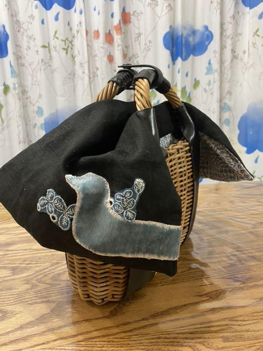 ミナペルホネンバスケットカバーハンドメイドリバーシブルリバティ