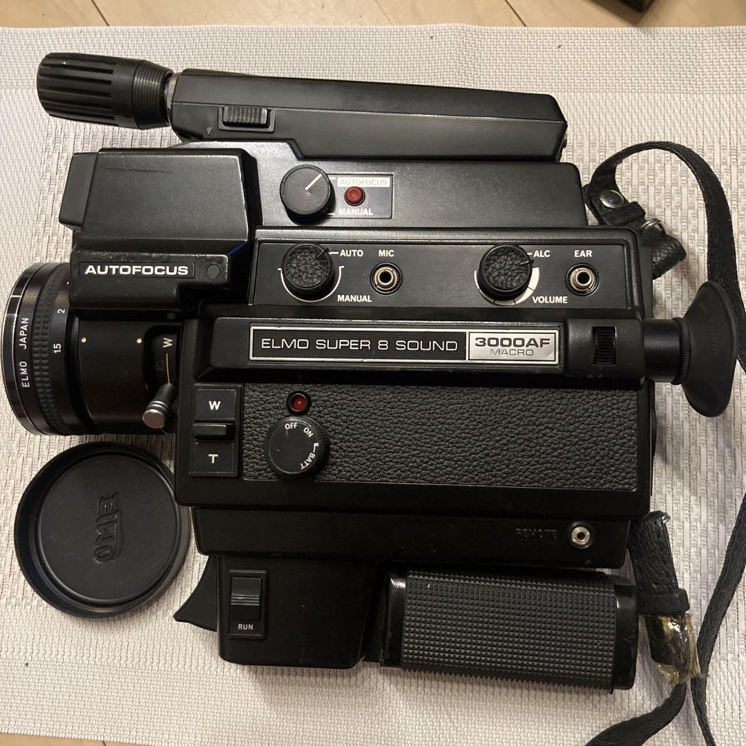 『動作品』外観綺麗　Elmo 3000AF 8ミリフィルムカメラ 動作品』外観綺麗Elmo 3000AF 8ミリフィルムカメラ