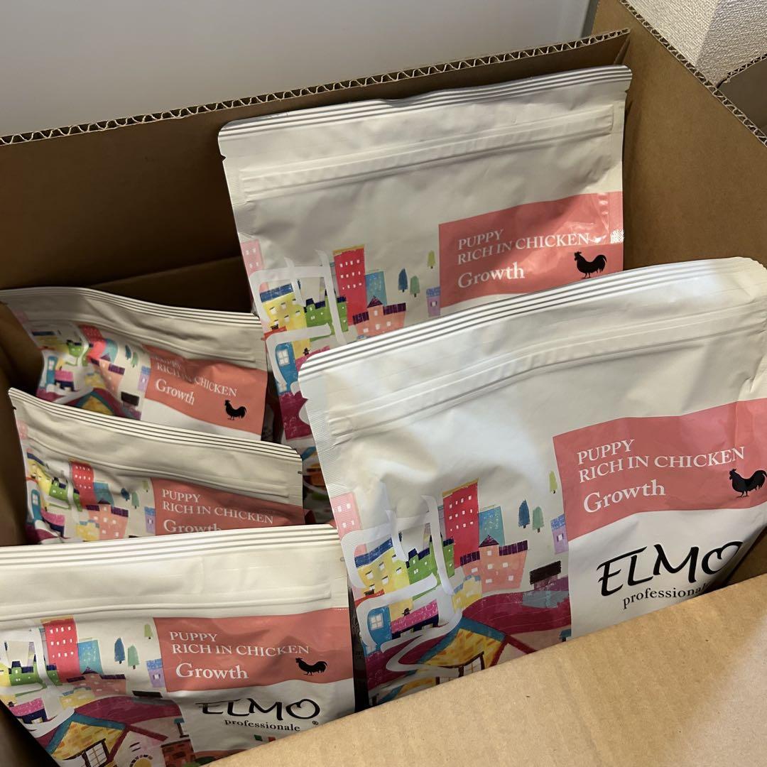 ELMO 子犬用 リッチインチキン　3kg×2と800g×3