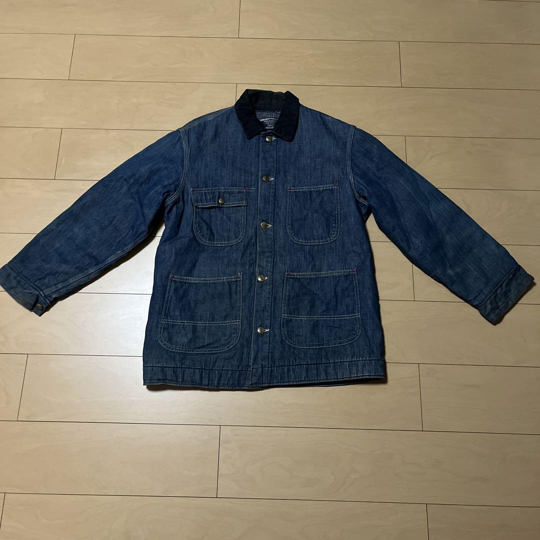 70s SEARS オールド デニム カバーオール ブランケット 38-40