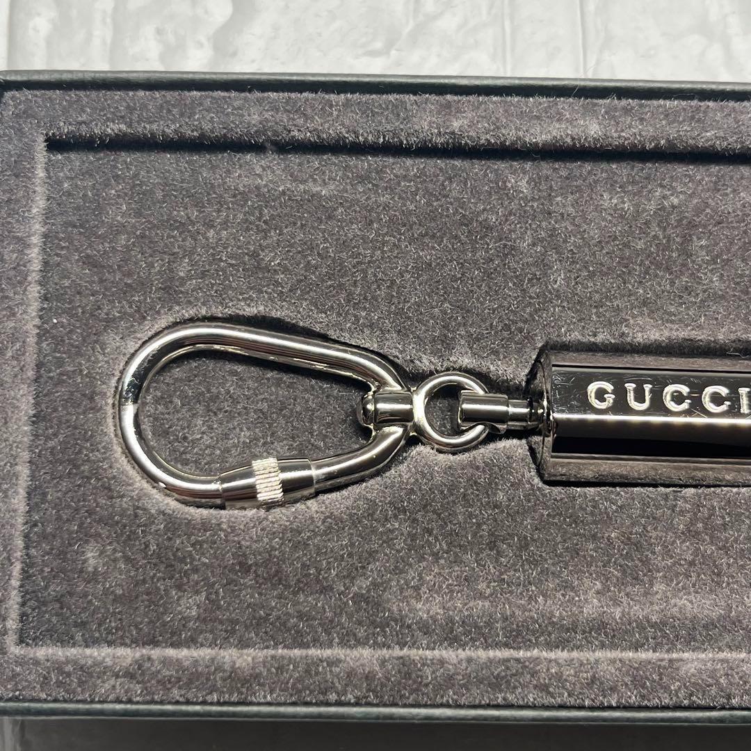 未使用級美品✨GUCCI グッチ ダブルキーホルダー カラビナ