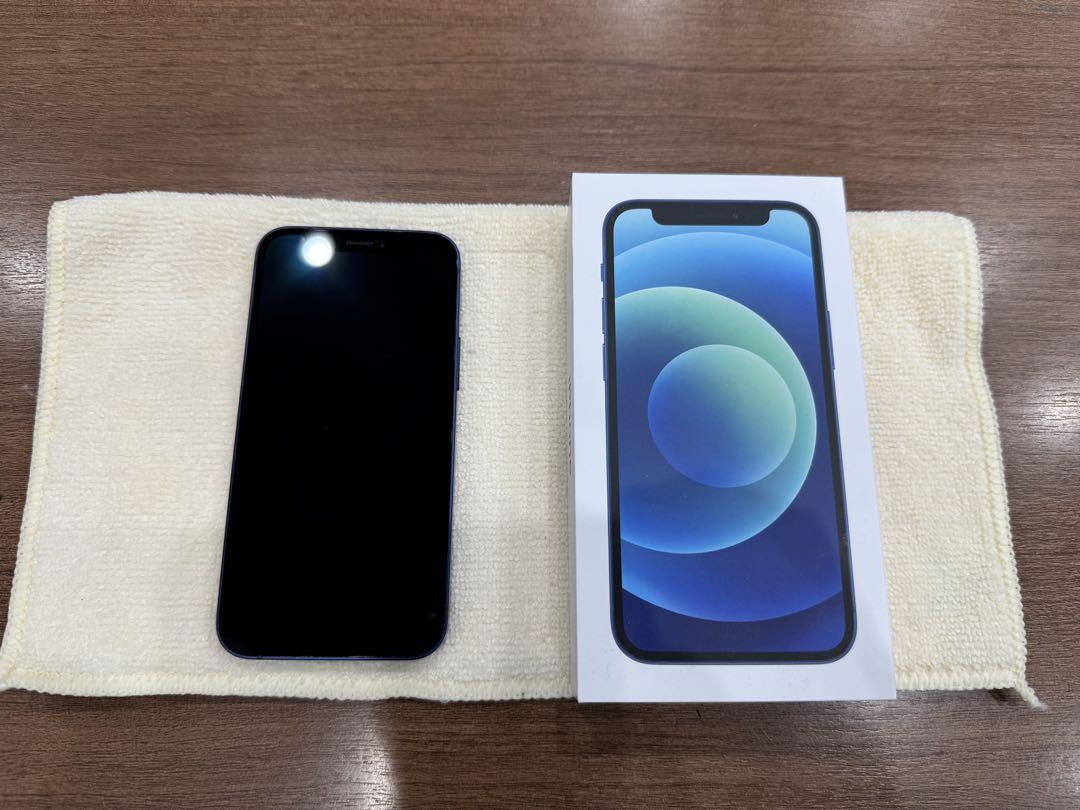 【美品】iPhone 12 mini 128GB ブルー SIMフリー 画像1