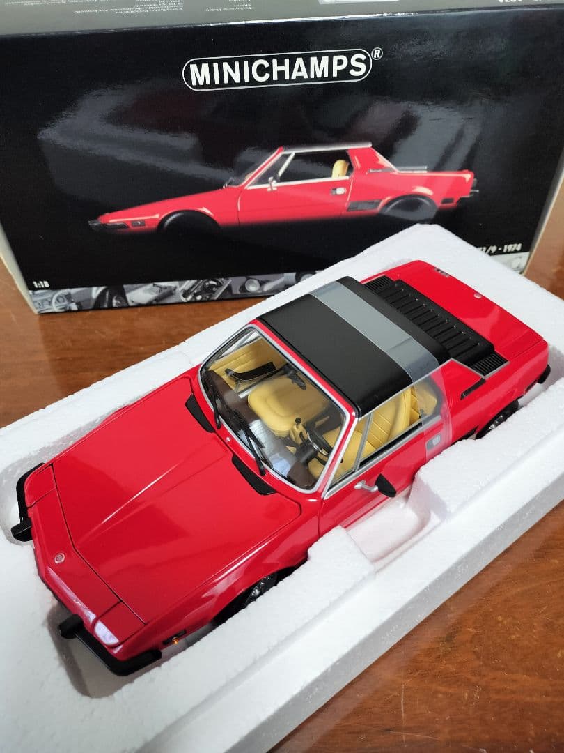 ミニ.チャップス1 18フィアットX1 9 1974 レッドMINICHAMPS