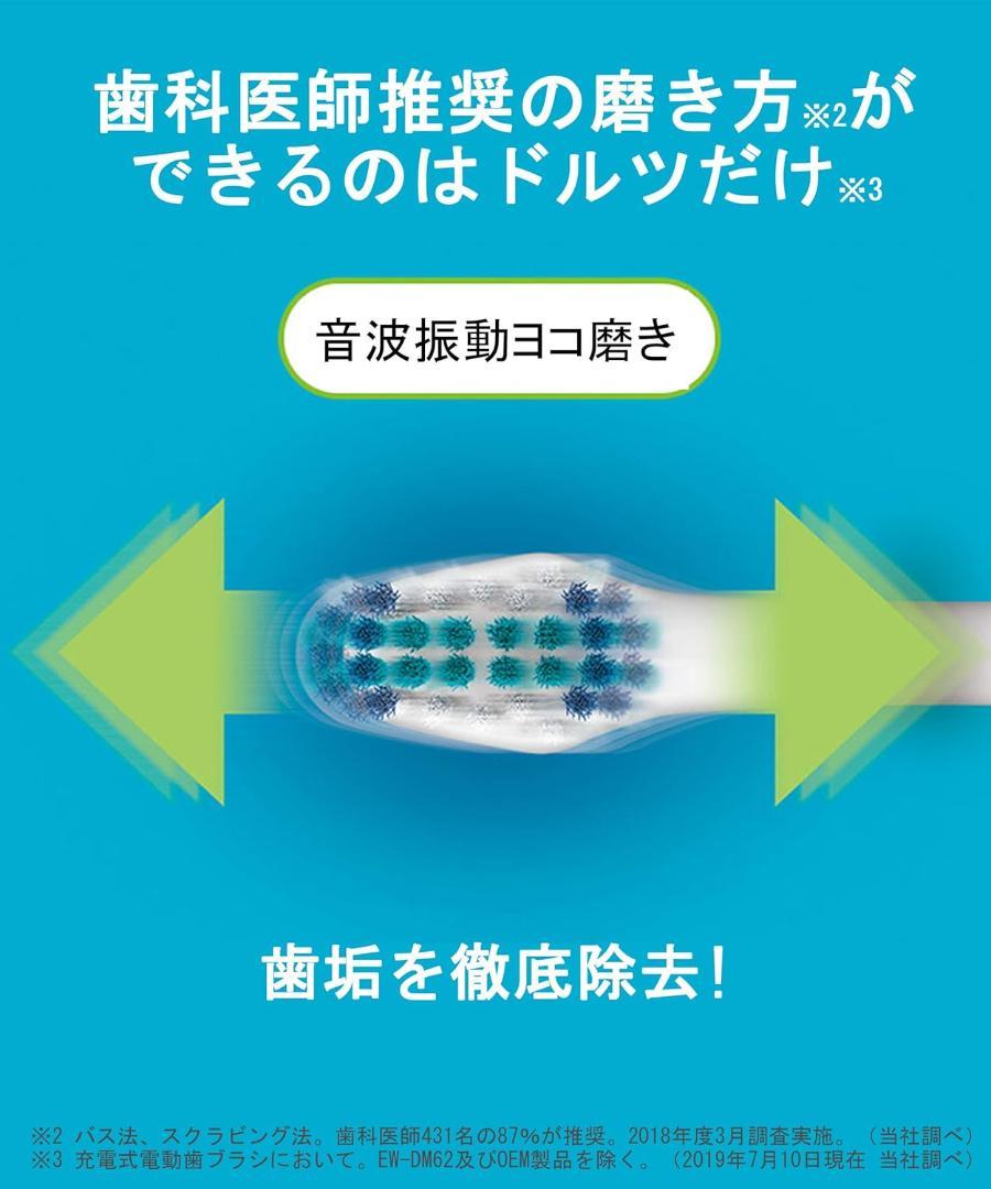 未使用　内装未開封 パナソニック 電動歯ブラシ ドルツ 白 EW-DP33-W