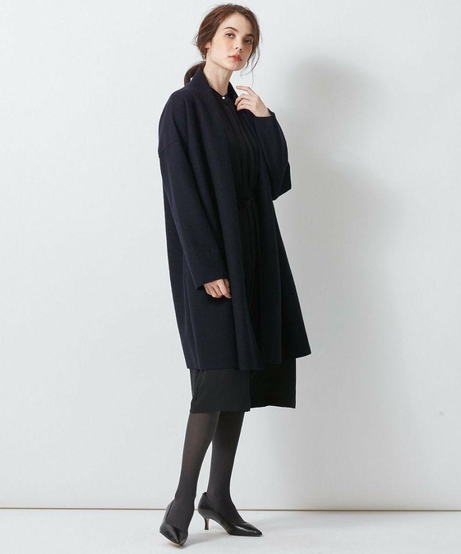 コンプレス№ 23区 カーディガン*ネイビー コーディガン zZX3t-m25138248361 コンプレストパイル ロング ギャルリー