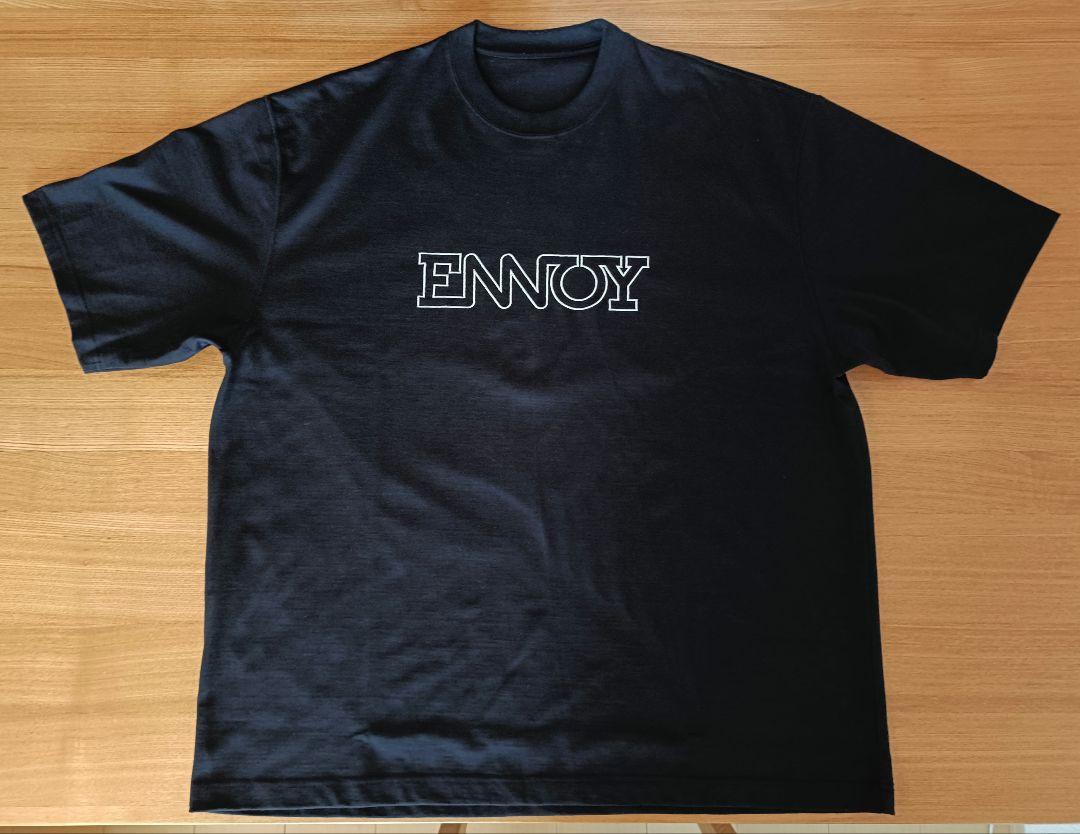 ENNOY ELECTRIC LOGO EMB T ネイビー×ホワイト Lサイズ - メルカリ
