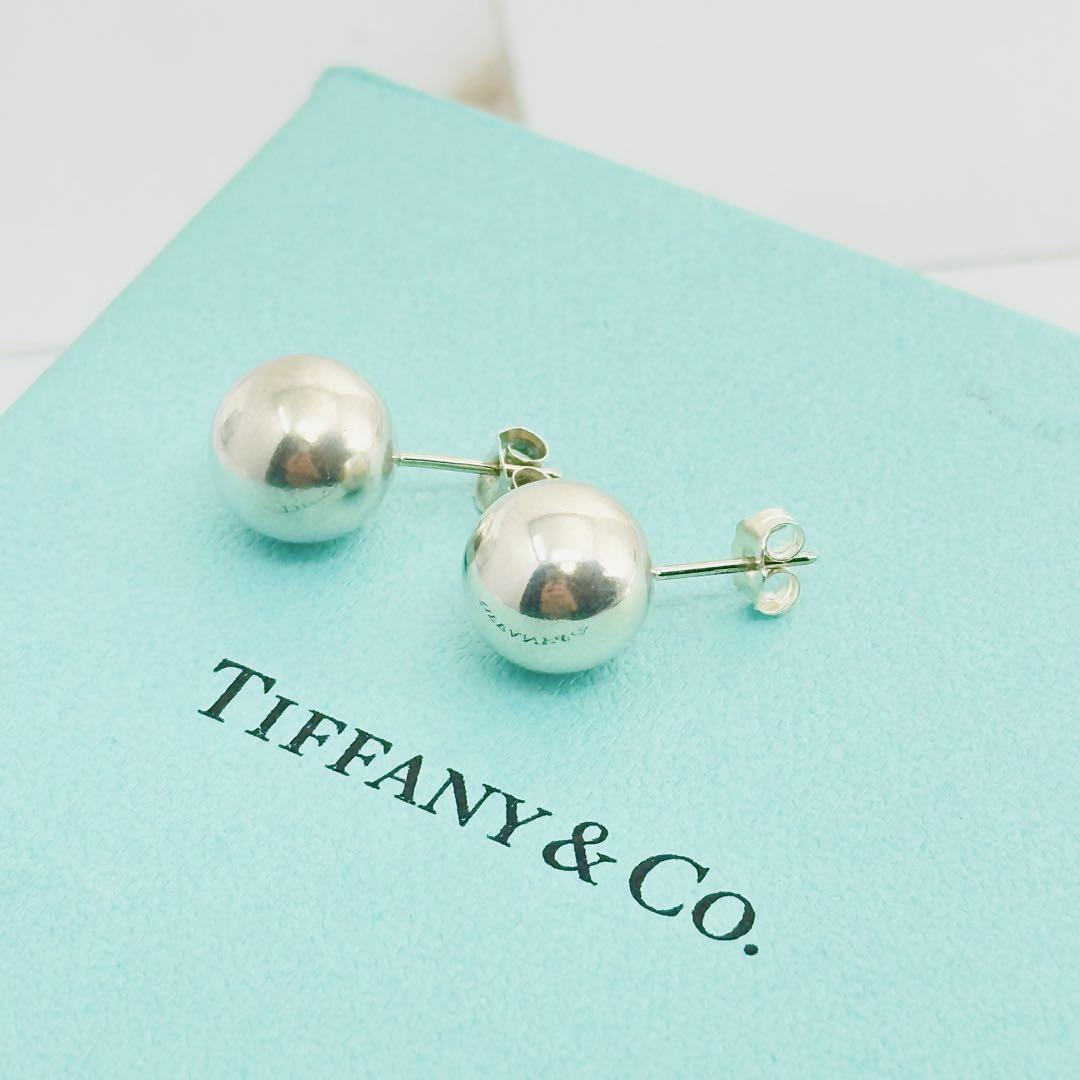 Tiffany&Co. ハードウェア　ボールピアス　シルバー　キャッチ社外