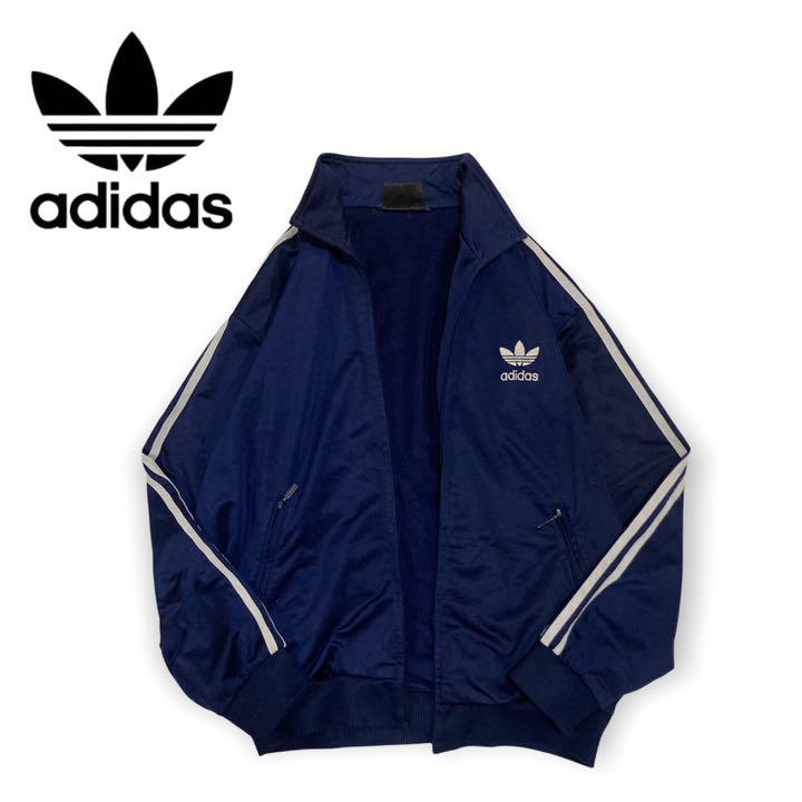 メンズ 古着 adidas アディダス トレフォイルロゴ トラックジャケット