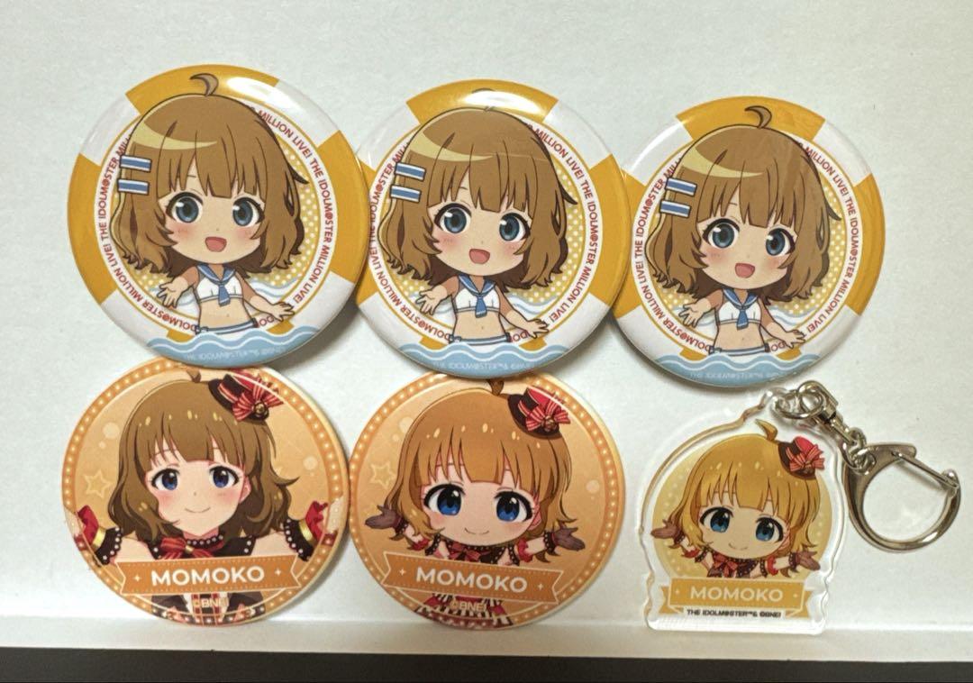 ミリオン　周防桃子　缶バッジ 新品ミリオンライブ 周防桃子 缶バッジの通販 by ちょちょん's