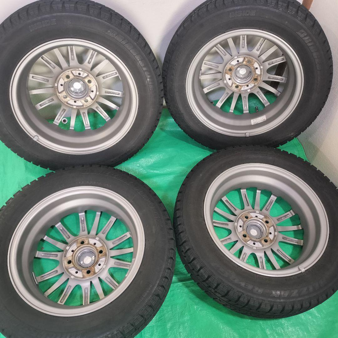 ② 165/65R14 スタッドレスタイヤ ホイールセット 4本のうち2本