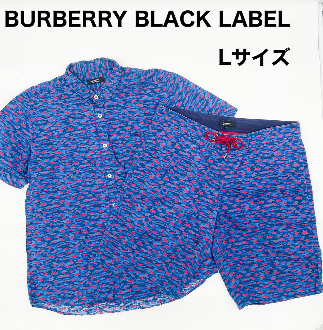 BURBERRY BLACK LABEL セットアップ  派手柄 Lサイズ I2