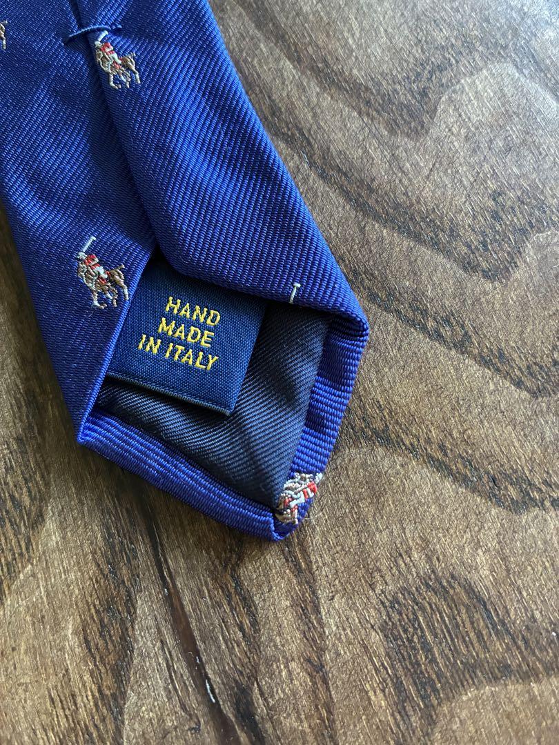 ポロラルフローレン (Ralph Lauren) ネクタイ ブルー ニート シルク ジャカード ネクタイ