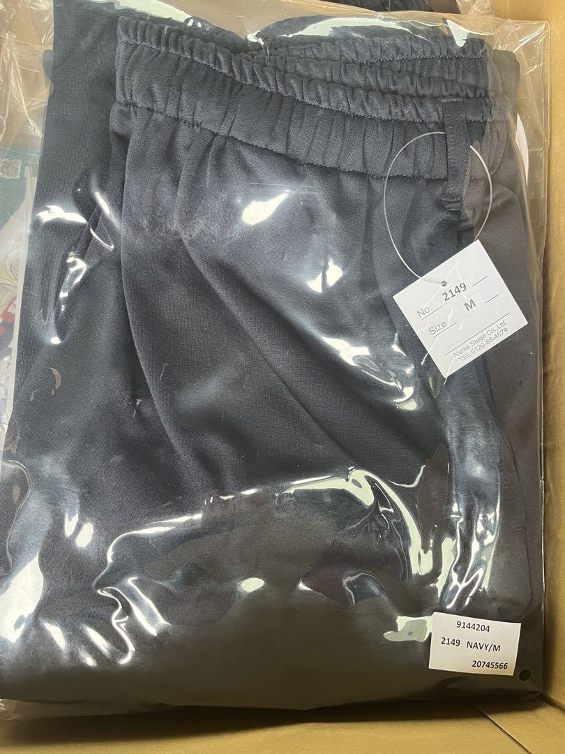 ナースリー総ゴムストレートパンツ男女兼用医療用白衣新品未使用