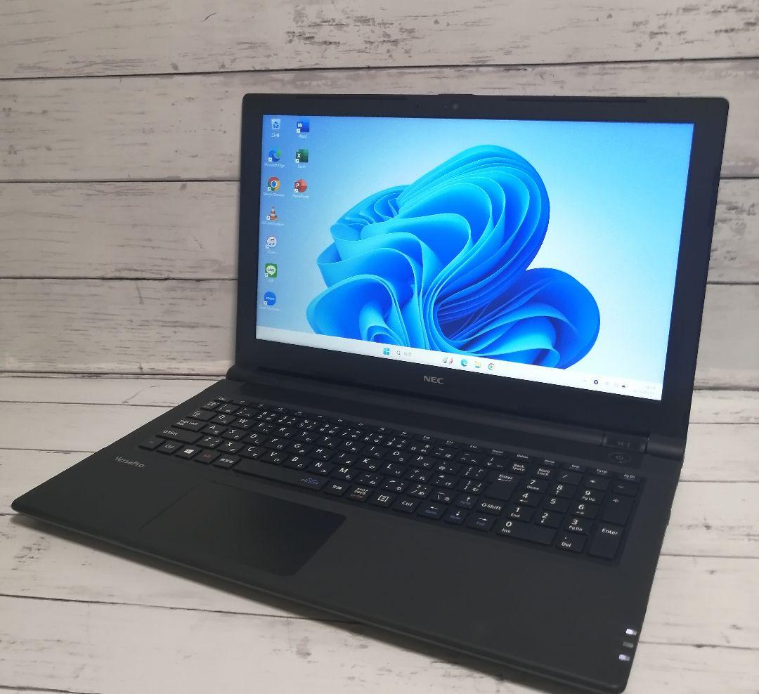 Windows11 NEC ノートパソコン 本体 カメラ オフィス付き