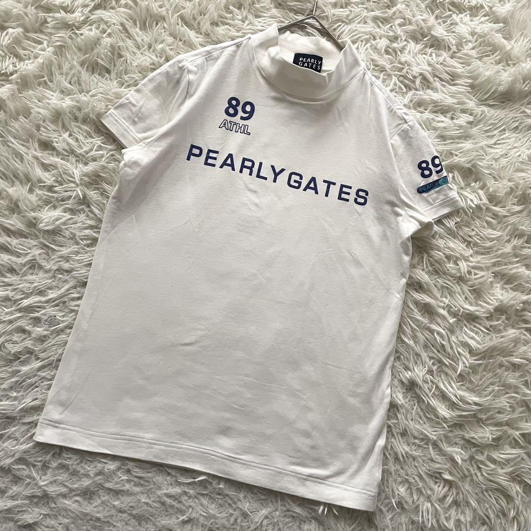 PEARLY GATES 半袖　シャツ　モックネック
