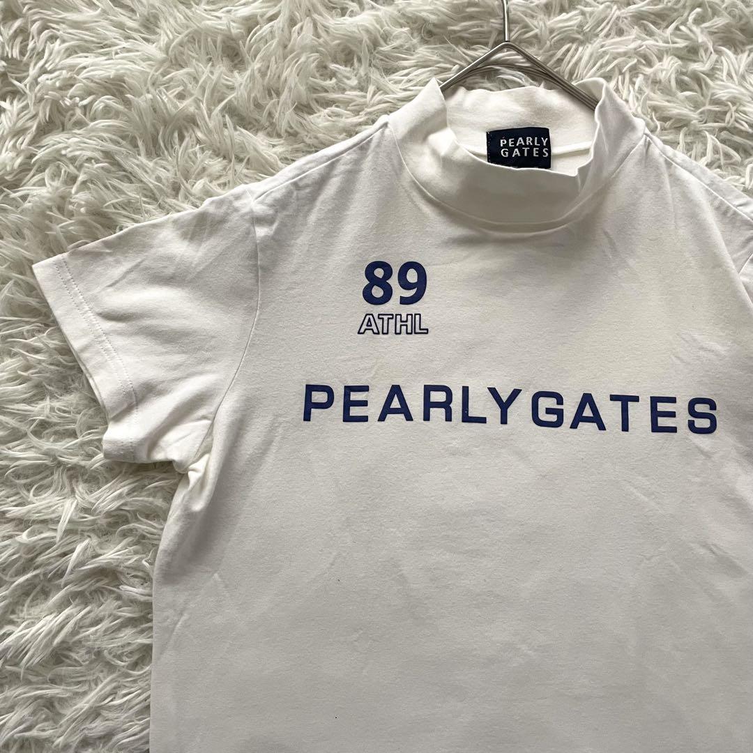 PEARLY GATES 半袖　シャツ　モックネック