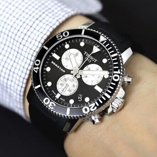 4730 未使用 TISSOT シースター 1000 クォーツ クロノグラフ