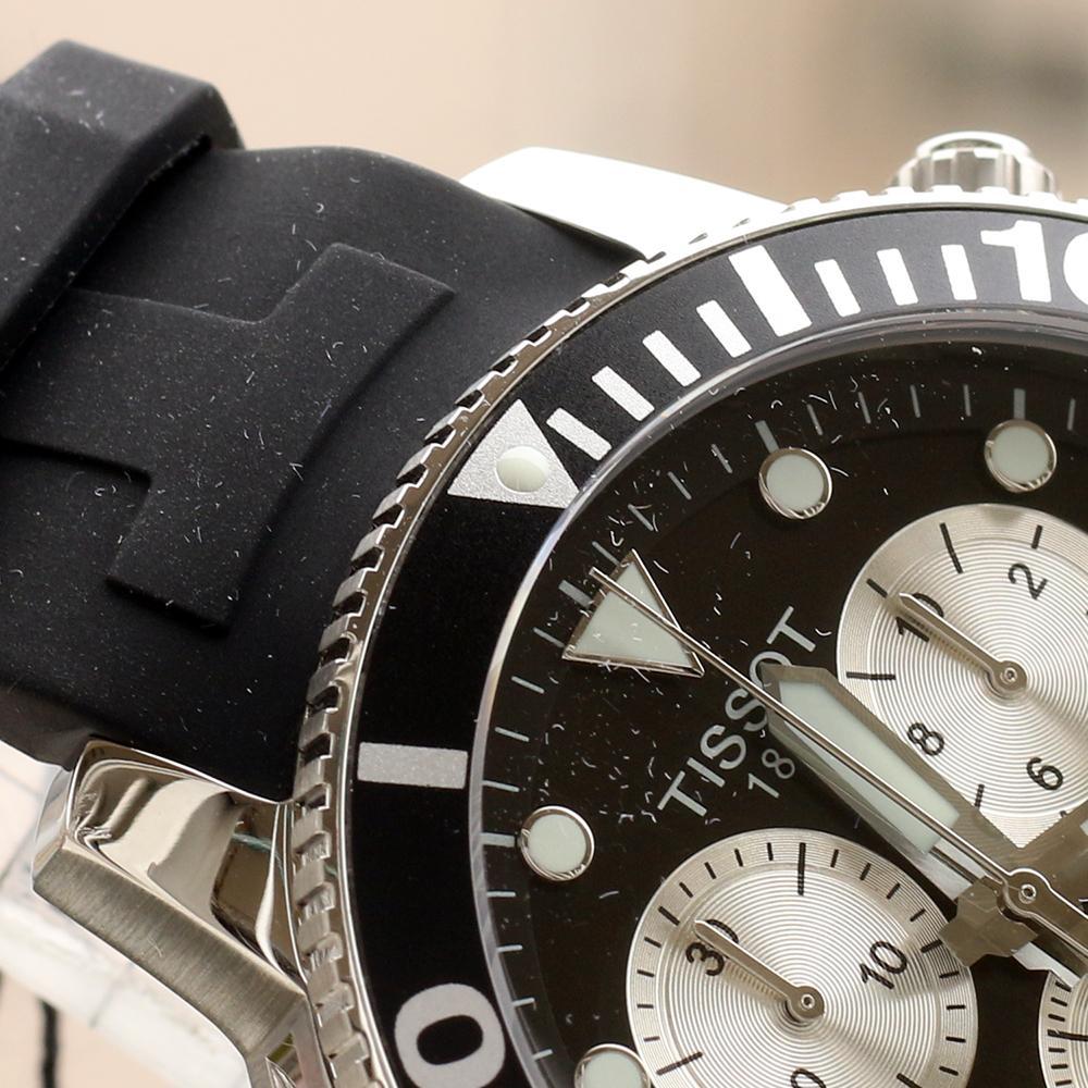 4730 未使用 TISSOT シースター 1000 クォーツ クロノグラフ