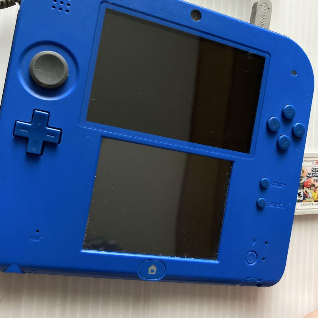 海外版 ニンテンドー2DS 本体 青 ACアダプター付き - メルカリ