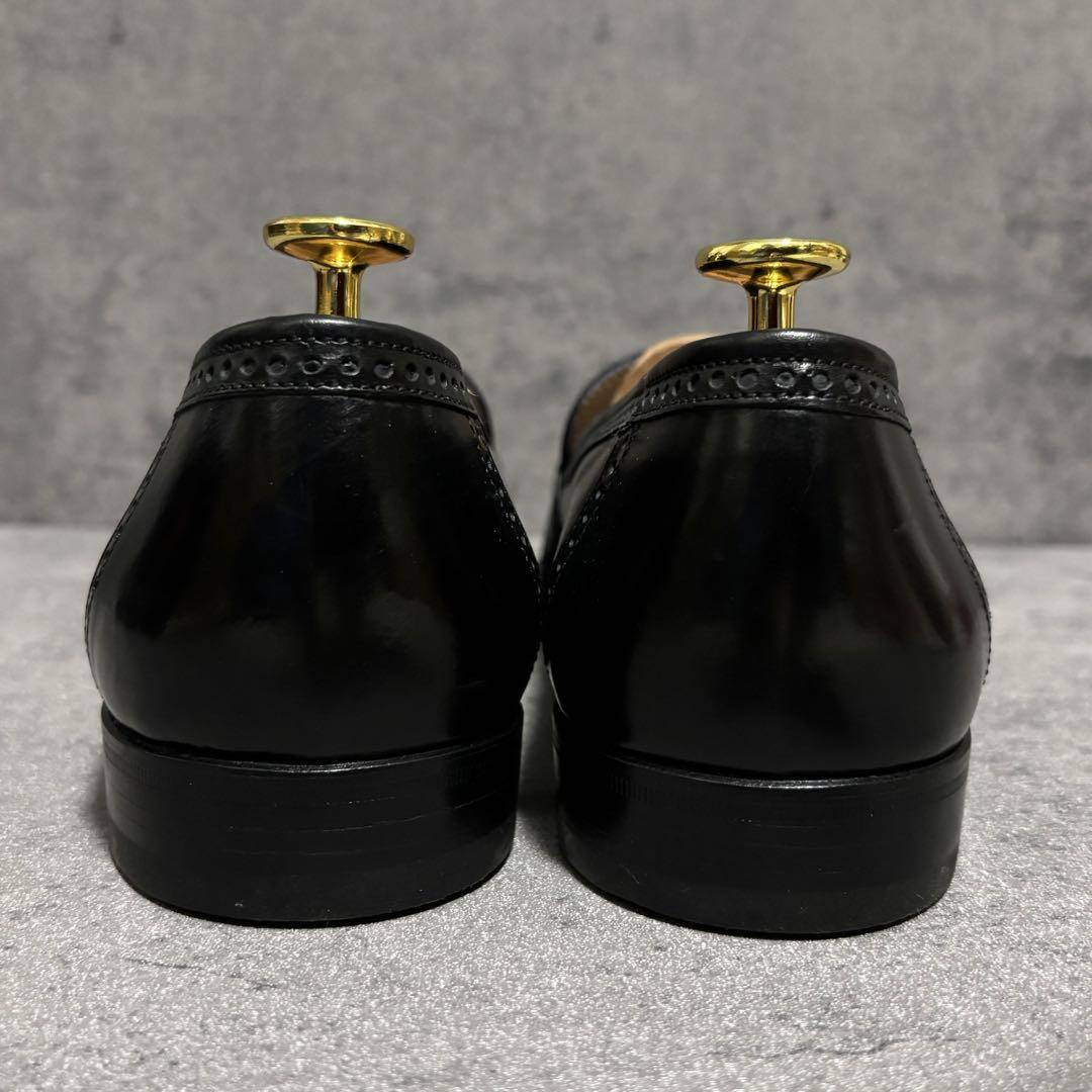 新品未使用　バリー　タッセルローファー　メダリオン　本革　ブラック　1813