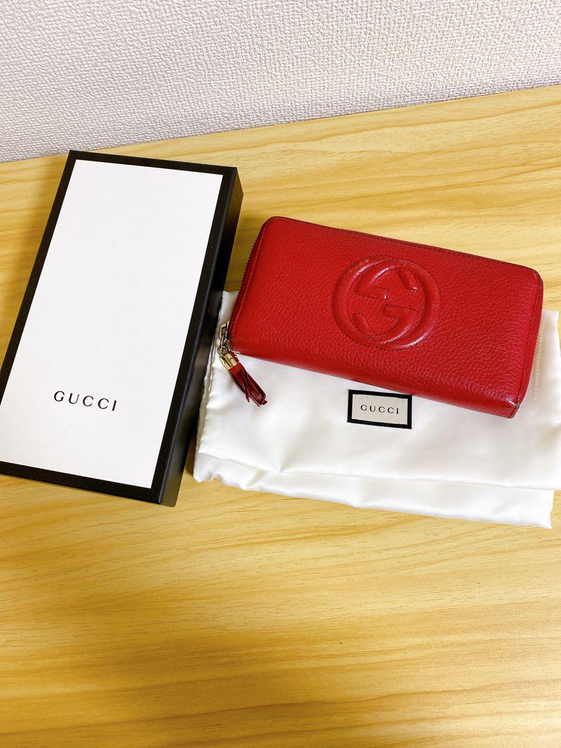 ＋GUCCI ジップウォレット ソーホー 長財布