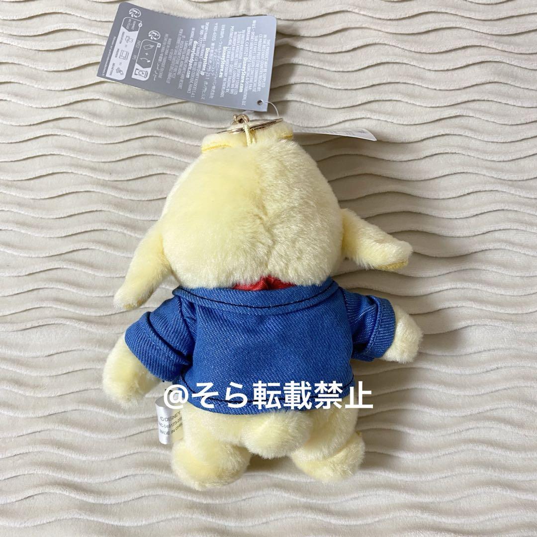 【限定】ルーベン ディズニーストア キーチェーン デニム ぬいぐるみ