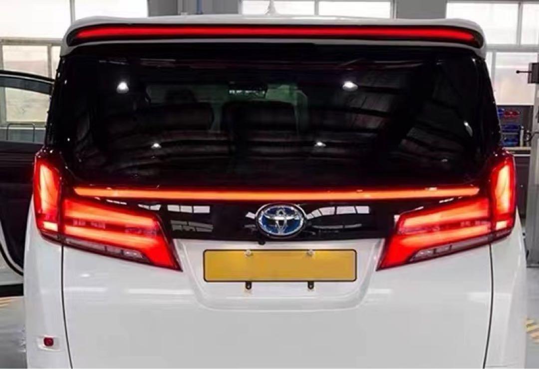アルファード ヴェルファイア 30系 テールランプ 尾翼灯 流れるLED