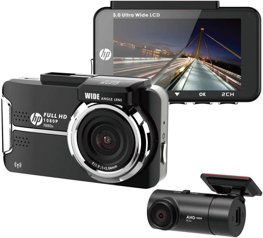 hp 国産 前後ドラレコ f880x/RC3u フロントリア 2カメラ