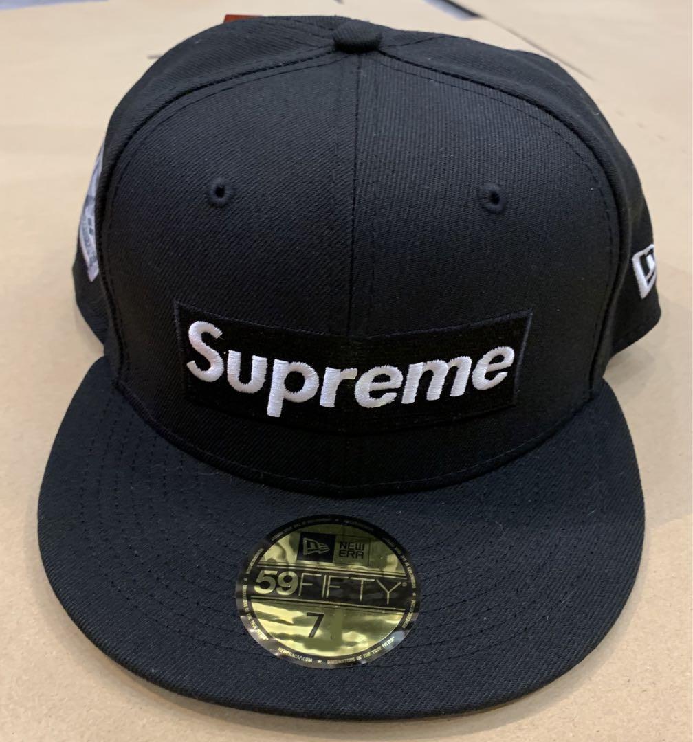 珍しい Money Supreme Box ブラック 1/2 Era New Logo キャップ 定番から最新購入 Box Money supreme Logo 新品未使用品 黒 Era New キャップ