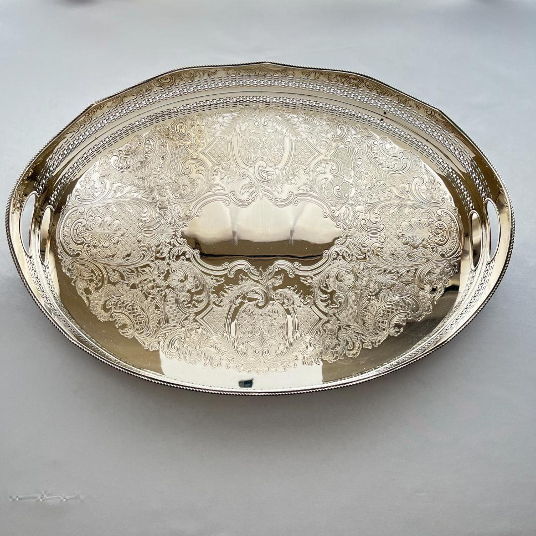 【Mappin&Webb】 マッピンアンドウェッブ ギャラリートレー 45cm Mappin&Webb】 マッピンアンドウェッブ ギャラリートレー 45cm