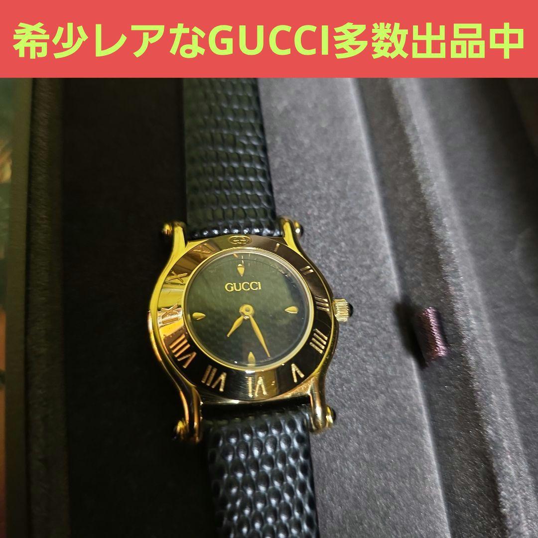 ⭐【超美品希少レア】グッチヴィンテージ6500L腕時計(新品電池稼働品)