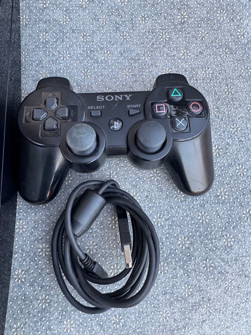 PS3本体 コントローラー USBケーブル付き