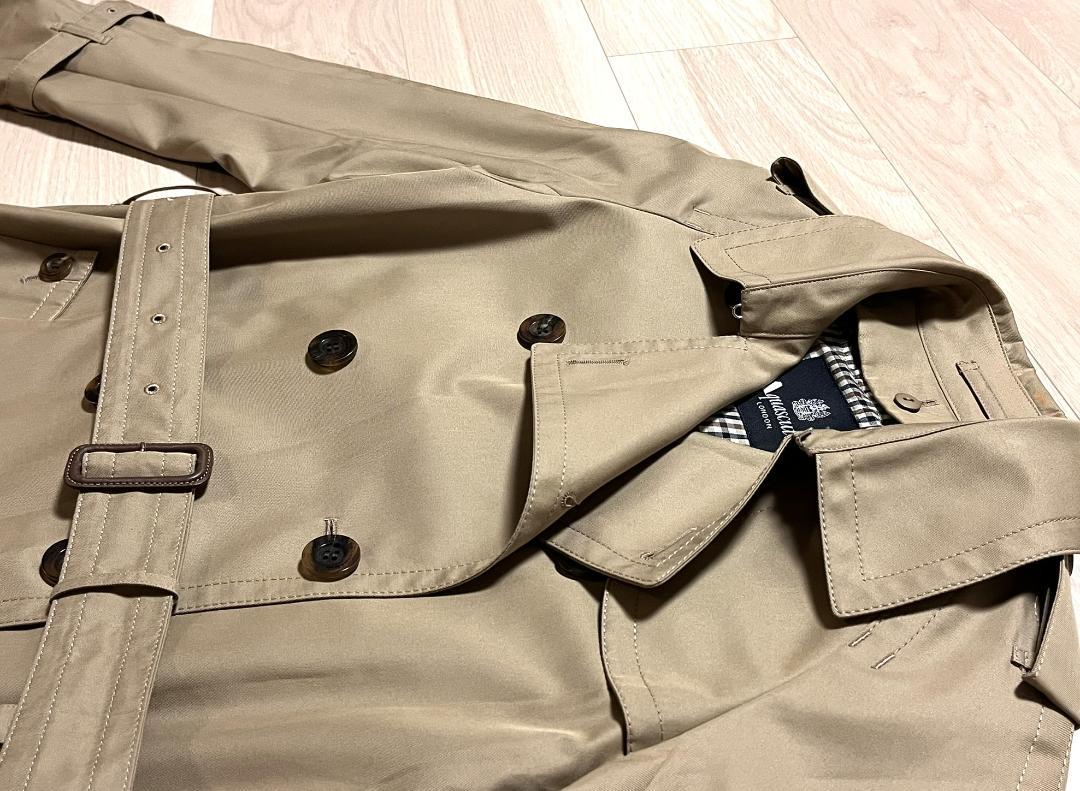 美品★Aquascutum BASICトレンチコート 6サイズ　大草直子さん愛用