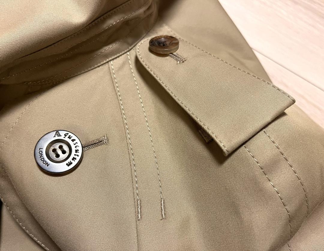 美品★Aquascutum BASICトレンチコート 6サイズ　大草直子さん愛用