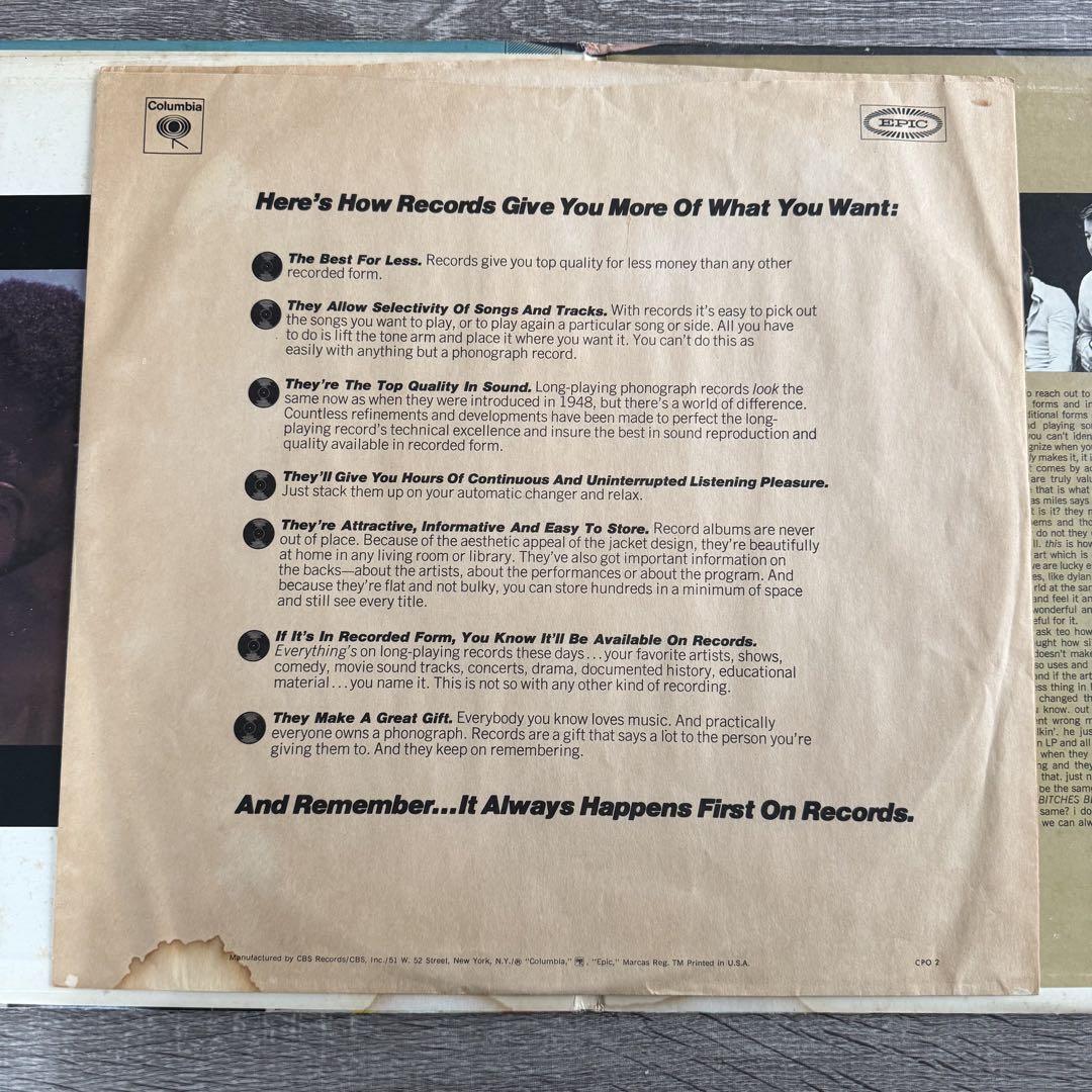 マイルスデイビス Miles Davis Bitches Brew レコード