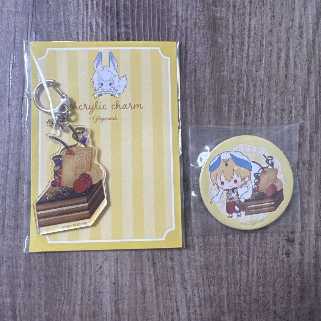 FGO ギルガメッシュ 缶バッジ　アクキー　バビロニア Fate FGO バビロニア ギルガメッシュ 缶バッジ キャラバッジ